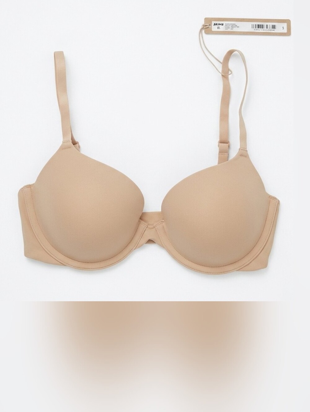 SKIMS Fits Everybody Push Up Demi Bra 30C Clay Beige NWT Underwire $56